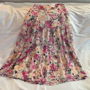 Free People XS skirt with side zipper